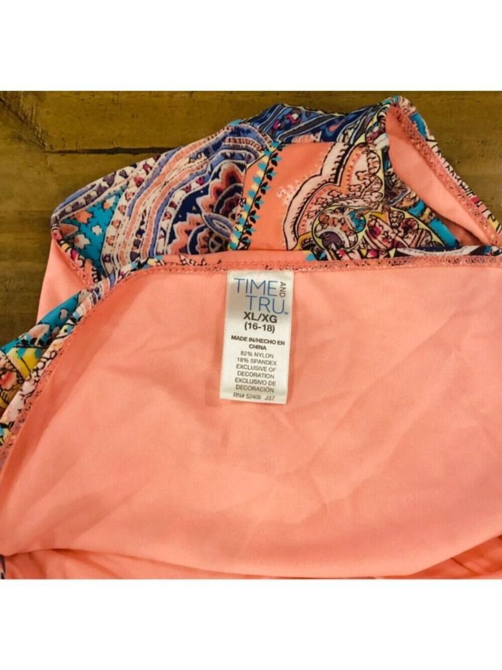 Time And Tru Bikini Bottom Size XL 16-18 - Picture 5 of 5